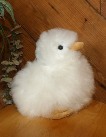 Alpaca Stuffed Toy - White Chick